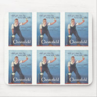 Anuncio de cigarrillos de Chesterfield de época