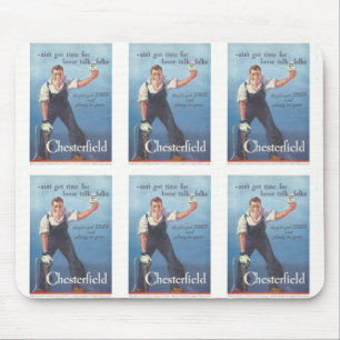 Alfombrilla De Ratón Anuncio de cigarrillos de Chesterfield de época