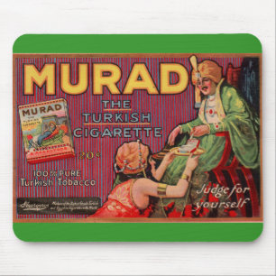 Alfombrilla De Ratón Anuncio de cigarrillos Murad de 1919
