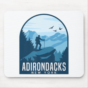 Alfombrilla De Ratón Anuncio de montañismo en montaña Adirondack