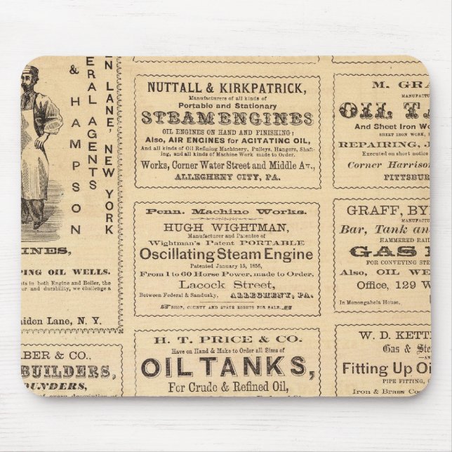 Alfombrilla De Ratón Anuncios (Frente)