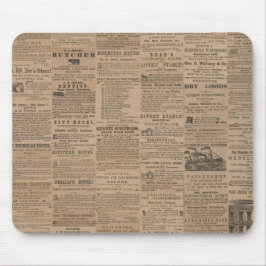 Alfombrilla De Ratón Anuncios del Pasado, NY 1856