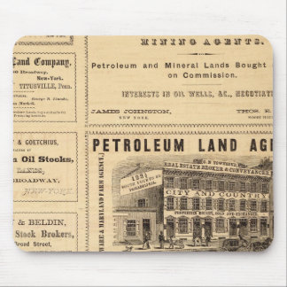 Alfombrilla De Ratón Anuncios petroleros de Nueva York y Pennsylvania