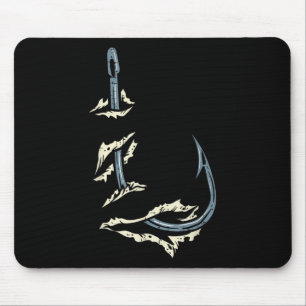 Alfombrilla De Ratón Anzuelo de Pescado Cool Pesca Pescador Pescador Pe