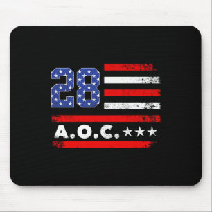 Alfombrilla De Ratón Aoc 2028 A.C. 2028 For President American Flag P