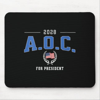 Alfombrilla De Ratón Aoc 2028 Para Presidente Alexandria Ocasio-co