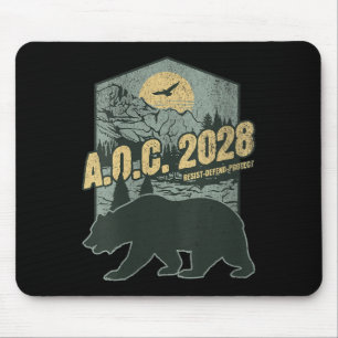Alfombrilla De Ratón Aoc 2028 Para Presidente Resist Bear Alexandr