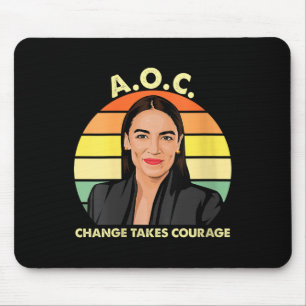 Alfombrilla De Ratón Aoc Alexandria Ocasio-cortez Primera mujer P