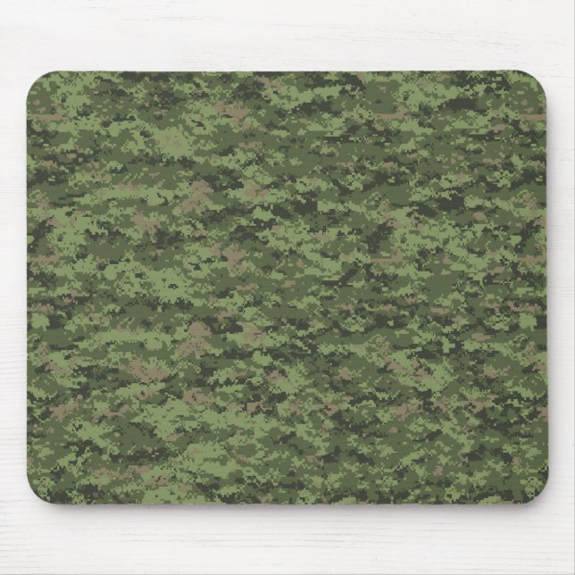 Alfombrilla De Ratón (AOP) Temperatura de CADPAT/Bosque de madera - (Frente)