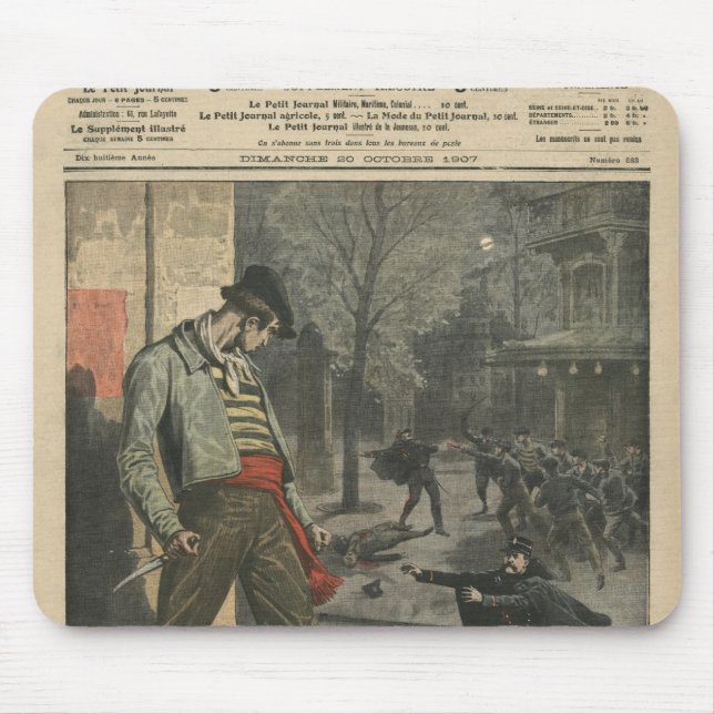 Alfombrilla De Ratón Apache es una molestia para París (Frente)