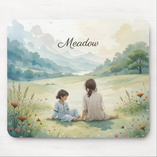 Alfombrilla De Ratón Apacible Mousepad por la tarde