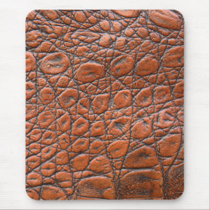 Alfombrilla De Ratón apariencia falsa de cuero de cocodrilo