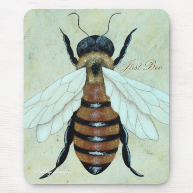 Alfombrilla De Ratón Apenas abeja Mousepad (Frente)