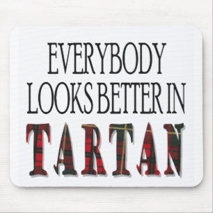 Alfombrilla De Ratón apenas tartán
