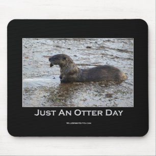 Alfombrilla De Ratón Apenas un día Mousemat de la nutria