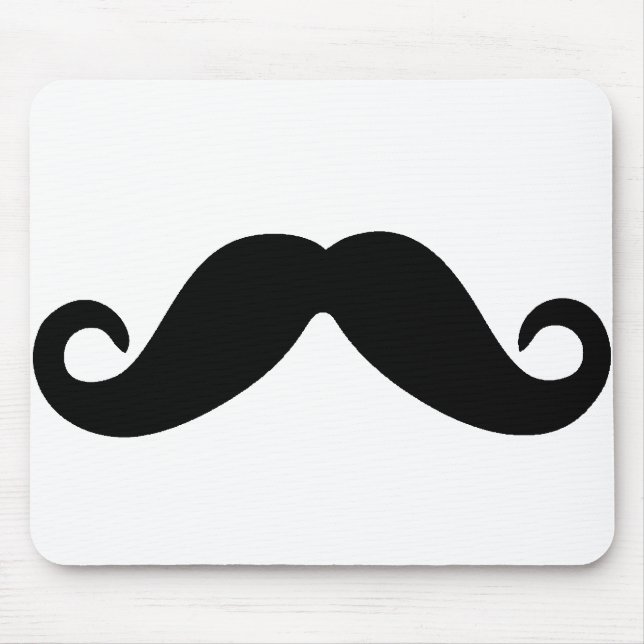 Alfombrilla De Ratón apenas un mousepad del bigote (Frente)