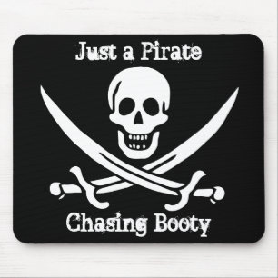 Alfombrilla De Ratón Apenas un pirata que persigue botín