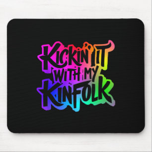 Alfombrilla De Ratón Aplastarlo con mi curiosa reunión familiar de Kinf