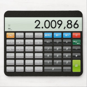 Alfombrilla De Ratón Aplicación de calculadora de bolsillo