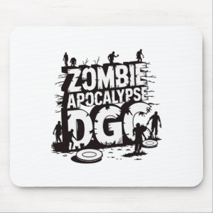 Alfombrilla De Ratón Apocalipsis Zombie Dgc Divertido Disco Golf Amante