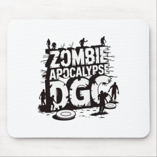 Alfombrilla De Ratón Apocalipsis Zombie Dgc Divertido Disco Golf Amante
