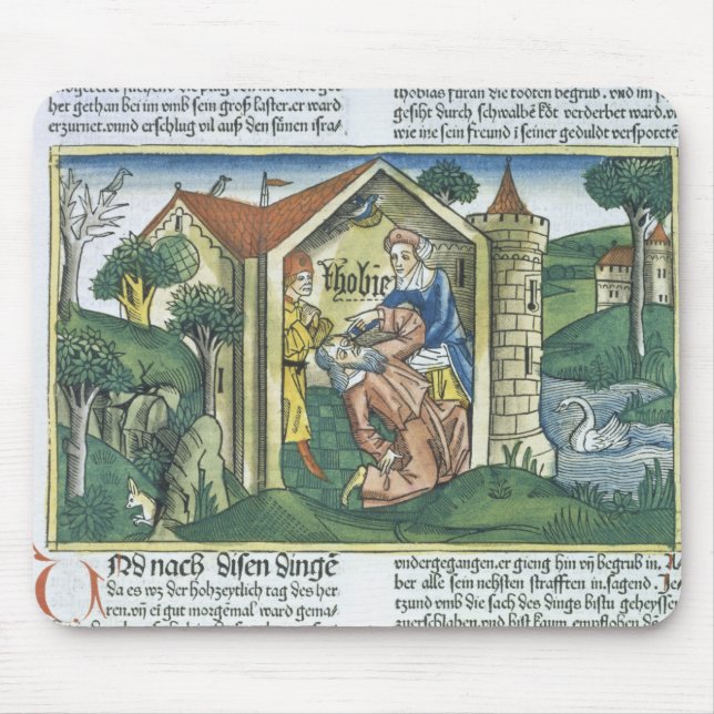 Alfombrilla De Ratón Apocrypha: Tobit es cegado por los excrementos del (Frente)