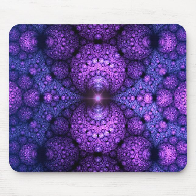 Alfombrilla De Ratón Apofisis fractal - fusión de Átomos (Frente)
