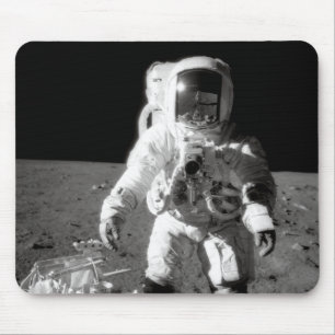 Alfombrilla De Ratón Apollo 12 Moonwalk