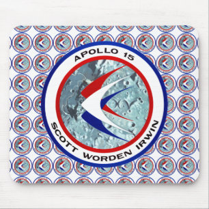Alfombrilla De Ratón Apolo 15-insignia
