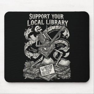 Alfombrilla De Ratón Apoya a tu librería local de libros góticos