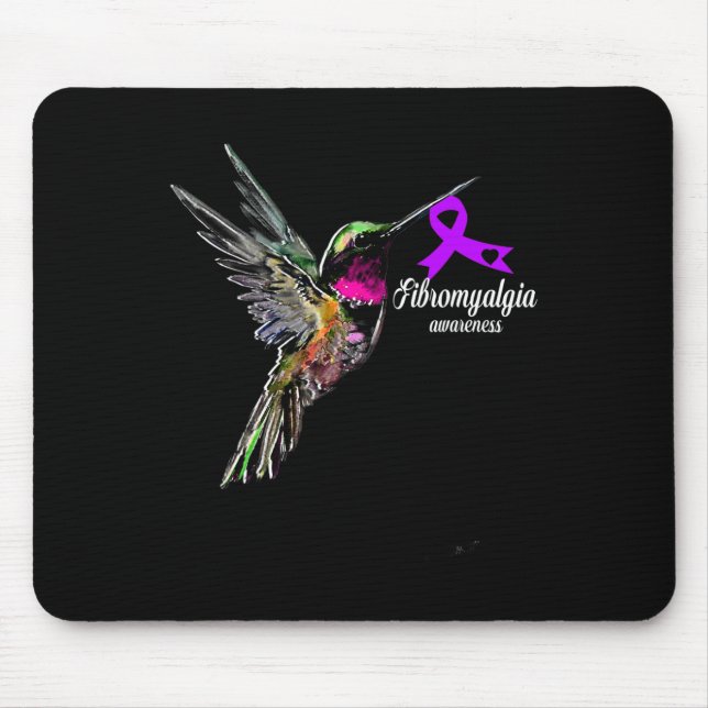 Alfombrilla De Ratón Apoyo a la toma de conciencia sobre la fibromialgi (Frente)