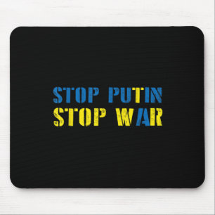 Alfombrilla De Ratón Apoyo a Ucrania Detengan la Guerra de Putin