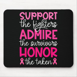 Alfombrilla De Ratón Apoyo al cáncer de mama Admire el cáncer de mama d