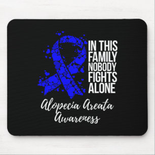 Alfombrilla De Ratón Apoyo Alopecia Areata Conciencia