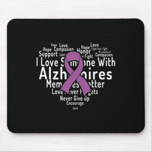 Alfombrilla De Ratón Apoyo en la nube Conciencia sobre el Alzheimerheim