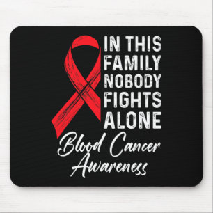 Alfombrilla De Ratón Apoyo familiar Consciente del Cáncer de Sangre