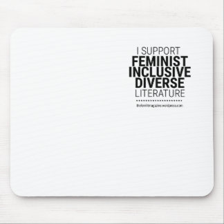 Alfombrilla De Ratón Apoyo la literatura inclusiva diversa feminista