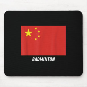 Alfombrilla De Ratón Apoyo Patriótico Bádminton Equipo de China Deporte