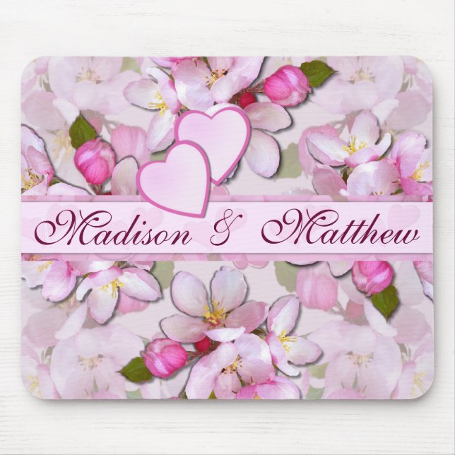 Alfombrilla De Ratón APPLE BLOSSOM ~ Mousepad (Frente)