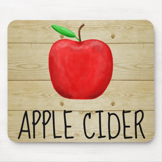 Alfombrilla De Ratón Apple Cider Red Apple (Frente)