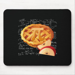 Alfombrilla De Ratón Apple Pie Math Shirt Pi Day Gracioso Halloween Gra