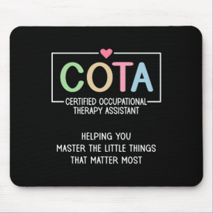 Alfombrilla De Ratón Apreciación Cota Terapia Ocupacional Certificada I
