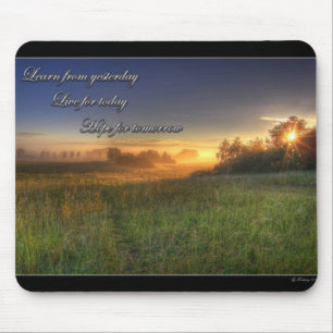 Alfombrilla De Ratón Aprenda de ayer…. mousepad