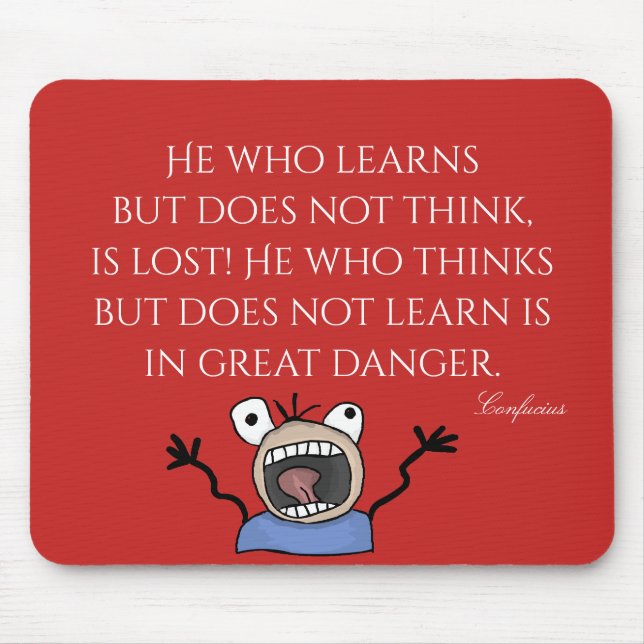 Alfombrilla De Ratón Aprender Mousepad (Frente)