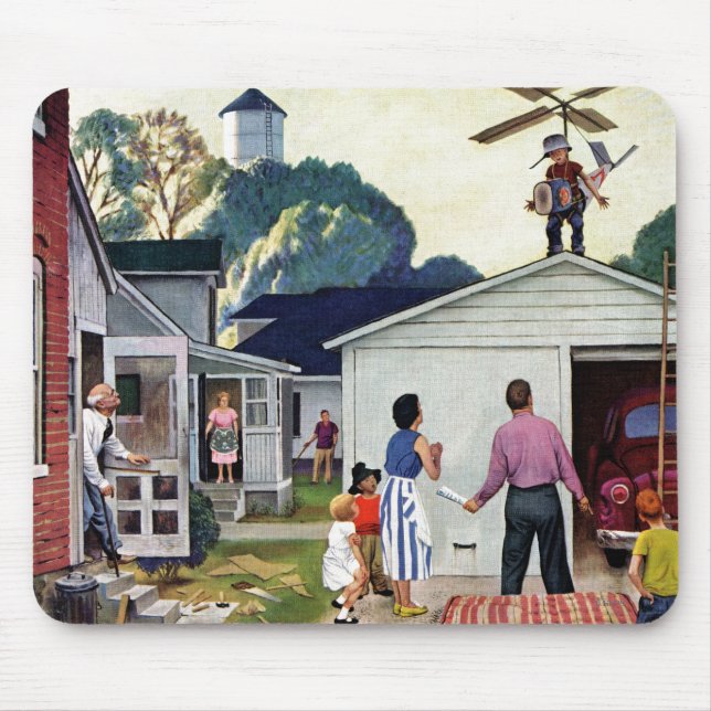 Alfombrilla De Ratón Aprendizaje volar (Frente)