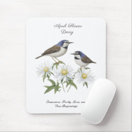 Alfombrilla De Ratón April Birth Month Flower Daisy Apreciado cumpleaño
