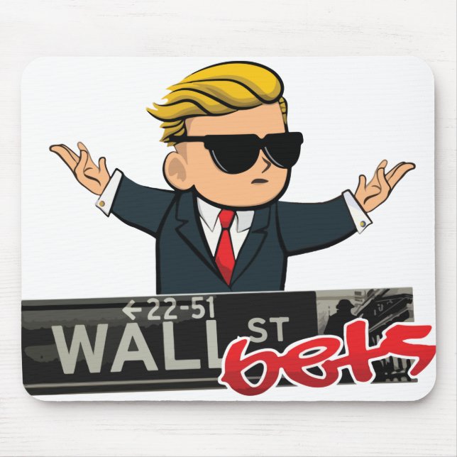 Alfombrilla De Ratón Apuestas de Wall Street (Frente)