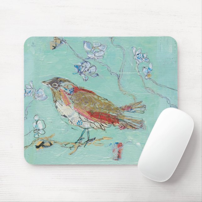 Alfombrilla De Ratón Aqua Bird (Con ratón)