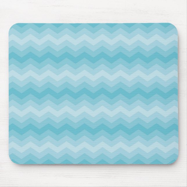 Alfombrilla De Ratón Aqua Chevron (Frente)