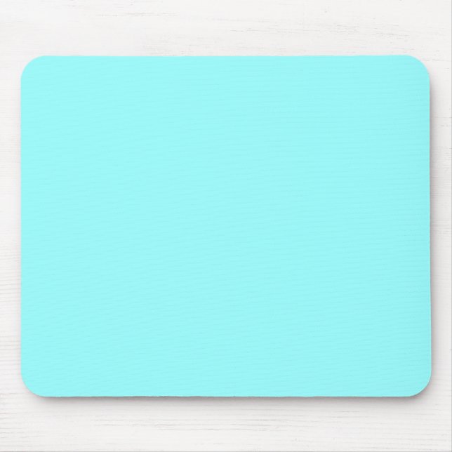 Alfombrilla De Ratón Aqua Claro 99FFFF (Frente)